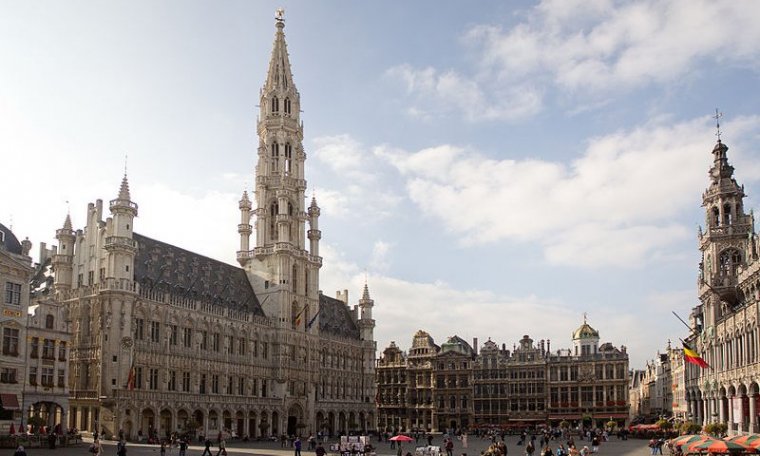 Town Hall (Stadhuis) in Brussels, Belgium